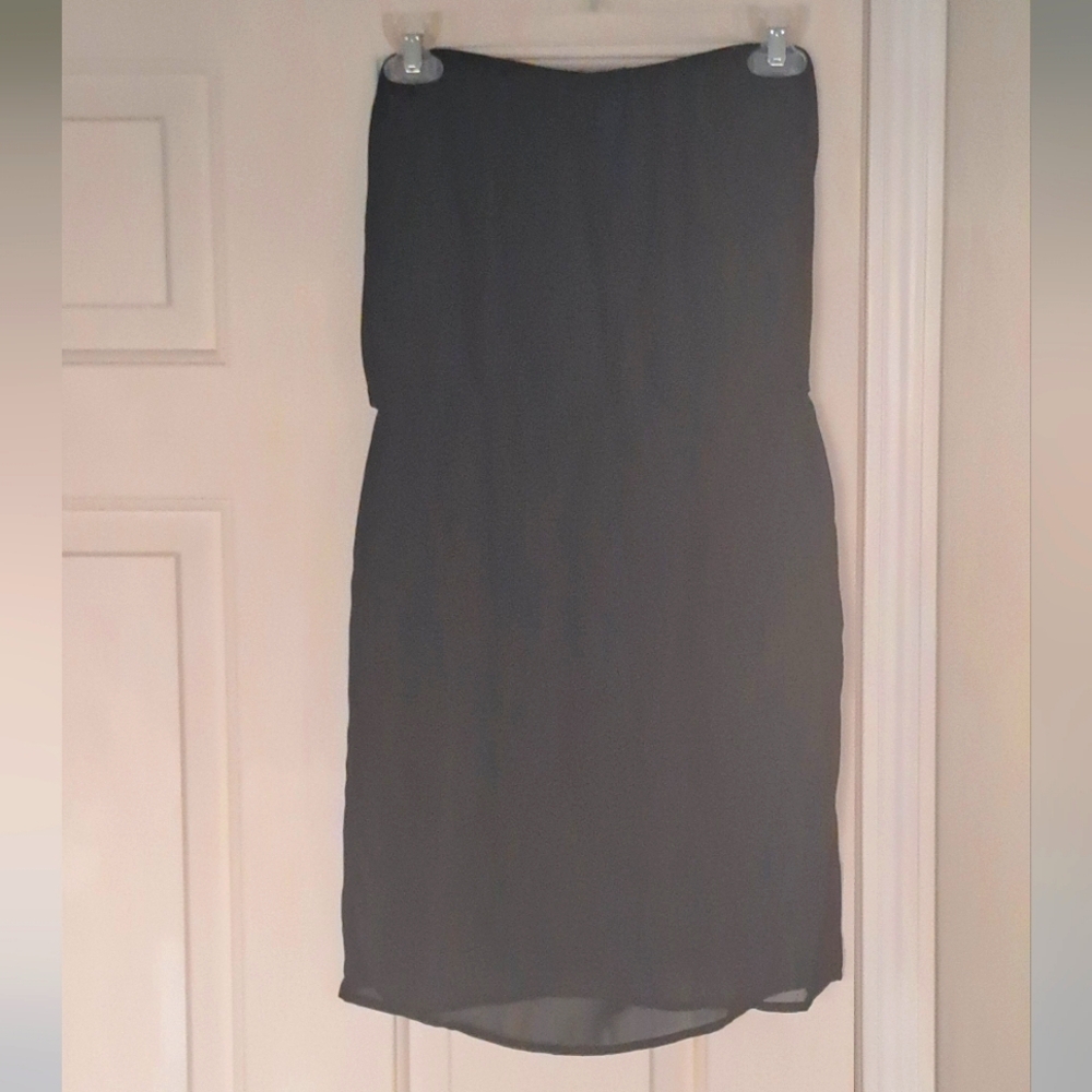 City Triangles Black Strapless Lined Party Holiday Vacation Dress. Size M.